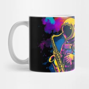 Rain Drops Under the Nebula Mug